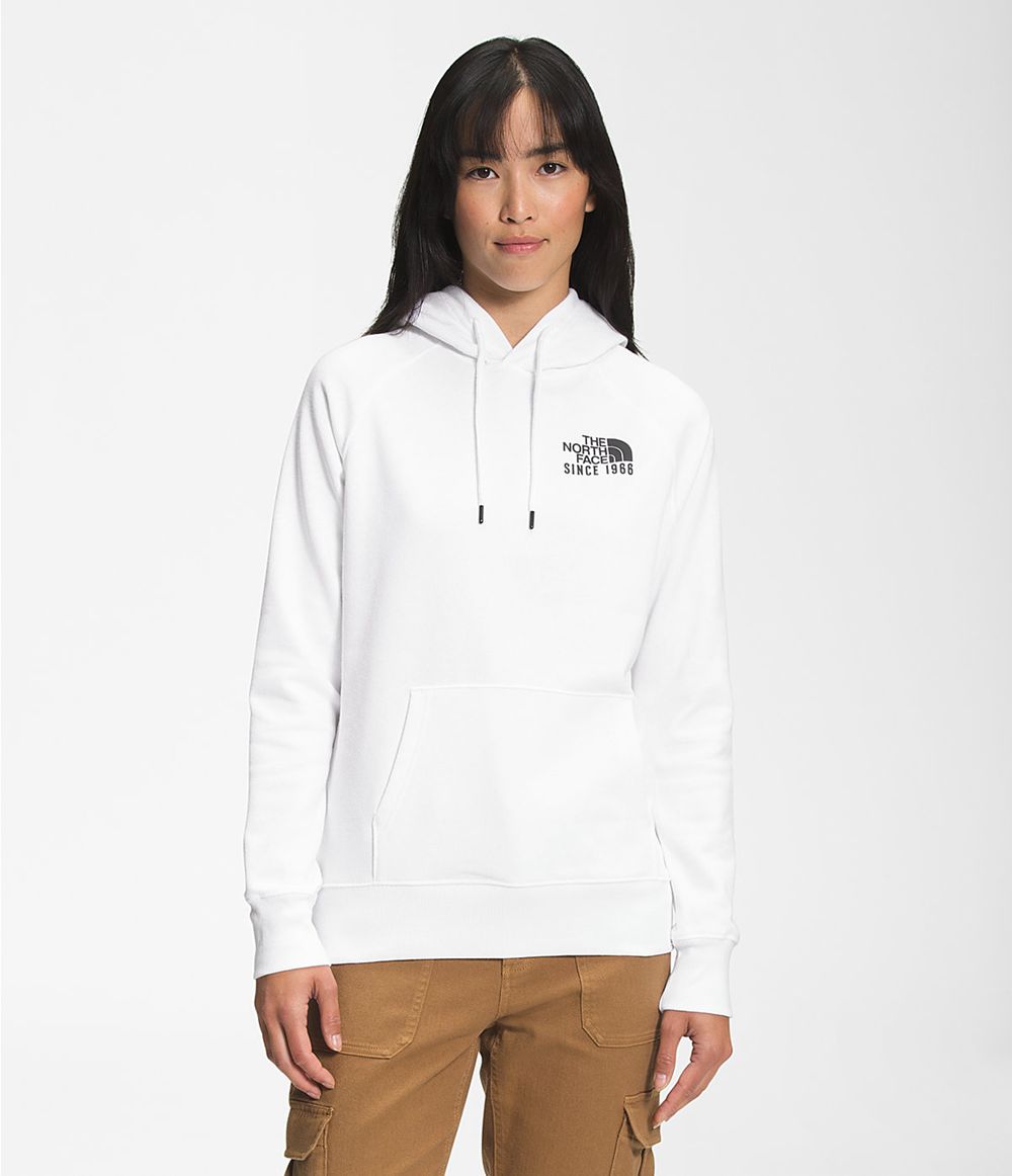 The North Face Mountain Peace Kapuzenpullover Damen - Weiß CH-653JLVF